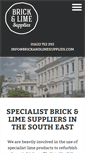 Mobile Screenshot of brickandlimesupplies.com